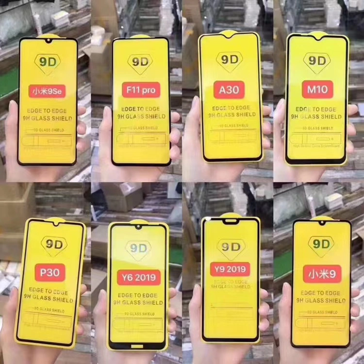 Factory Price Wholesale Anti Shock 9d Screen Protector Tempered Glass Film for iPhone All Models 7/8 Plus 11 12 13 PRO Max Mobile Phone Accessories Bulk