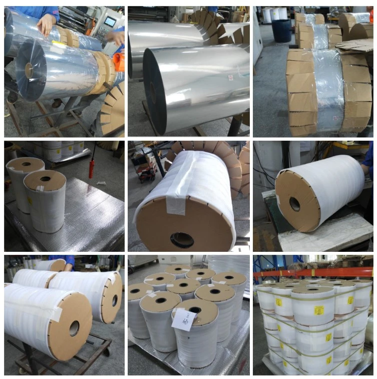 High Quality &amp; Crystal Clear Plain/Colored PVC Pet POF Heat Shrink Film for Label Use