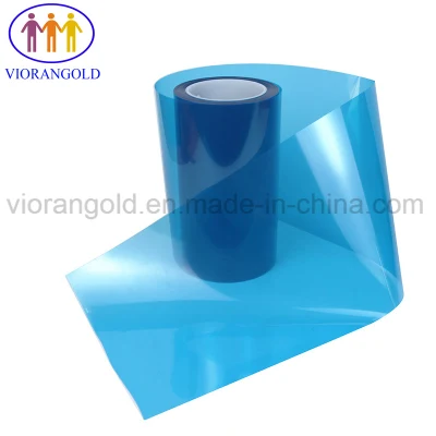 25um/36um/50um/75um/100um/125um Blue Pet Protection Film with Acrylic Adhesive for Computer Screen Protecting